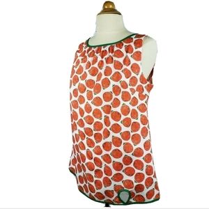 Peg & Kris Sleeveless Retro Style Shell Top 0